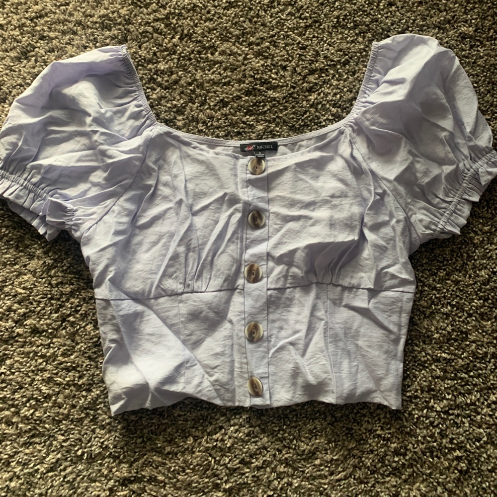 Cropped Purple top from TJ Maxx